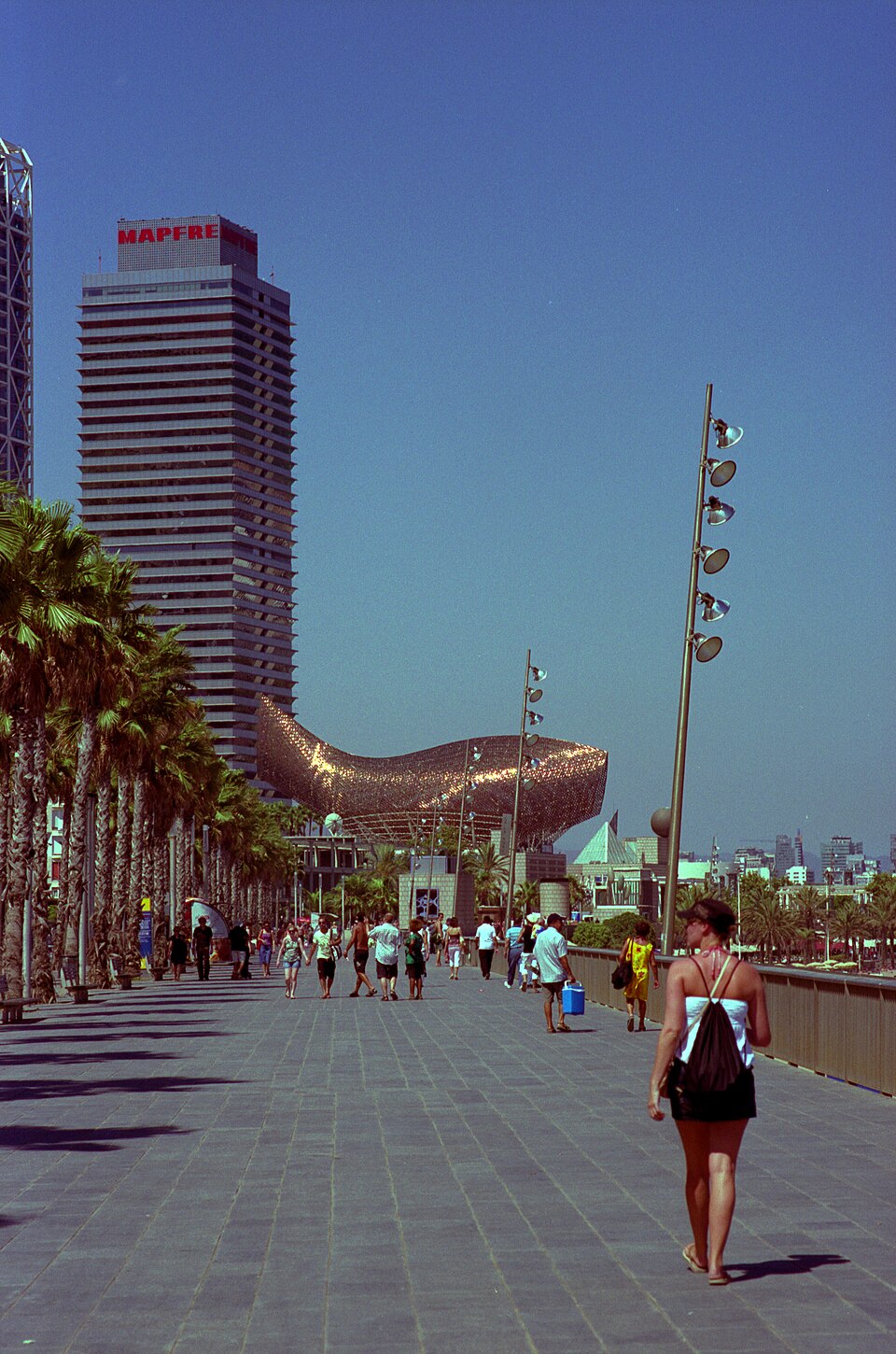 Spiaggia di Barcellona a settembre